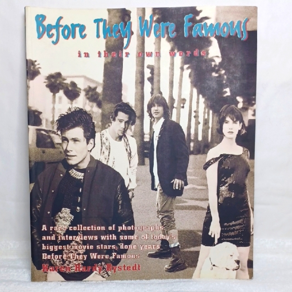1996 Before They Were Famous Book by Karen Hardy Bystedt. Excellent Condition!